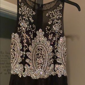 Beautiful black sequined/beaded formal
